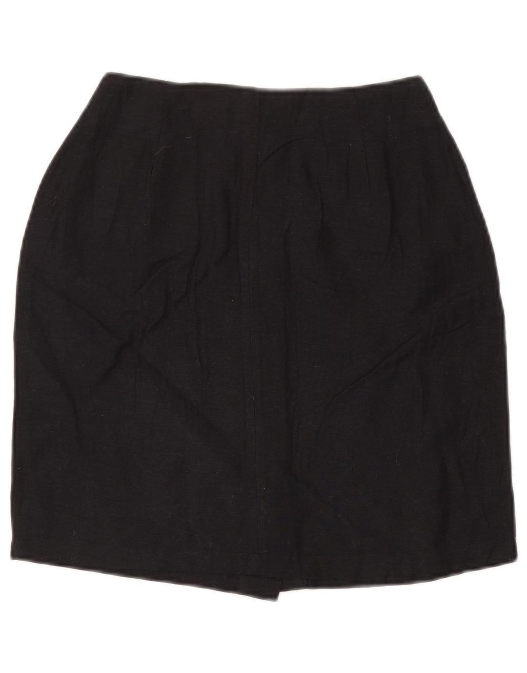 Saia lápis feminina vintage IT 42 médio W28 azul marinho