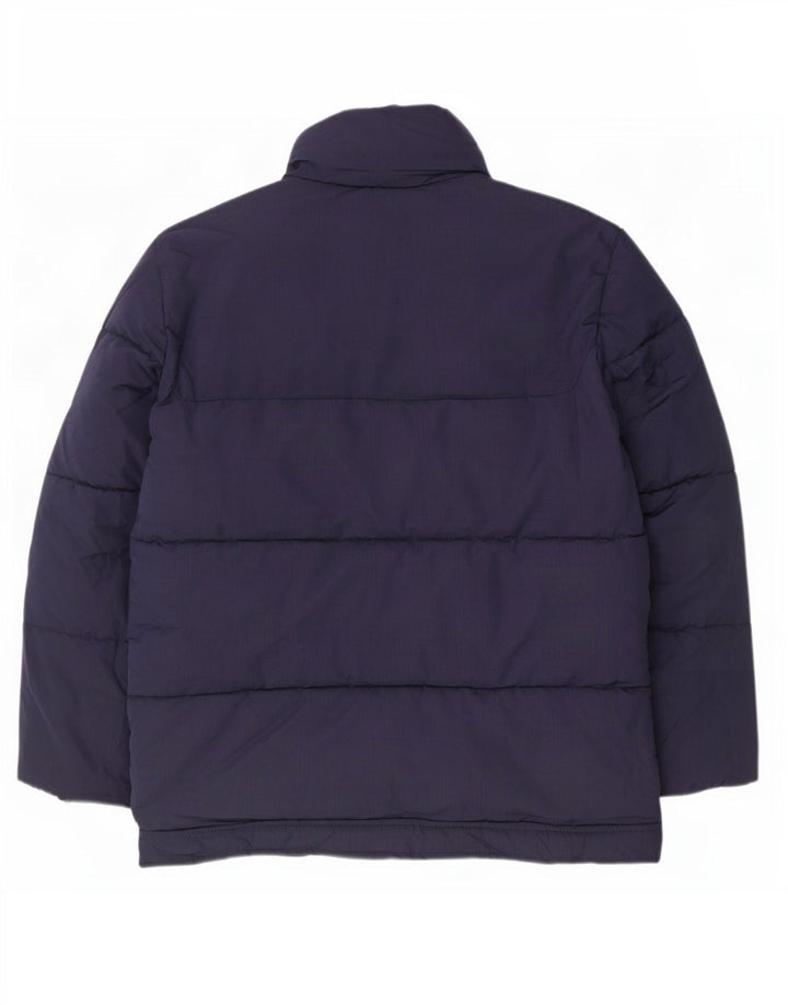 Jaqueta acolchoada masculina Marks & Spencer UK 42 XL azul marinho poliéster