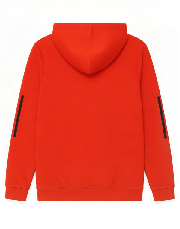 Adidas Mens Graphic Hoodie Jumper XS Poliéster Vermelho