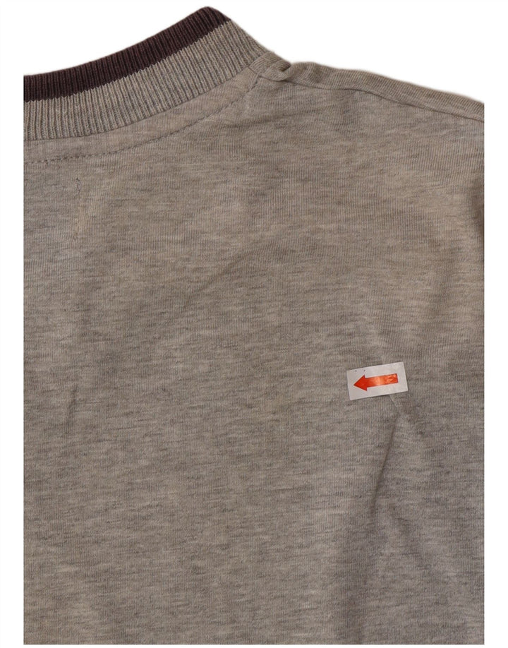 Camiseta ASICS Menino 11-12 Anos Cinza Algodão