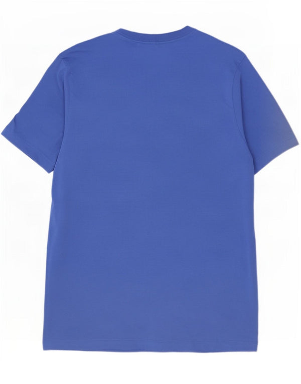 Camiseta Nike masculina gráfica Top médio algodão azul