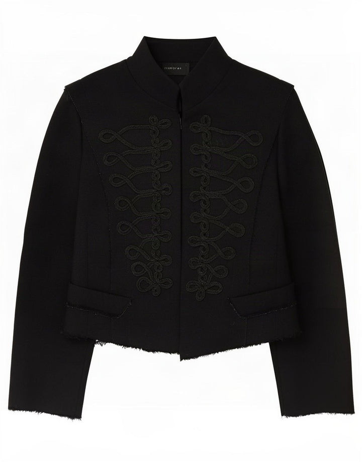 Jaqueta Bolero Feminina Zara Reino Unido 14 Grande Preto