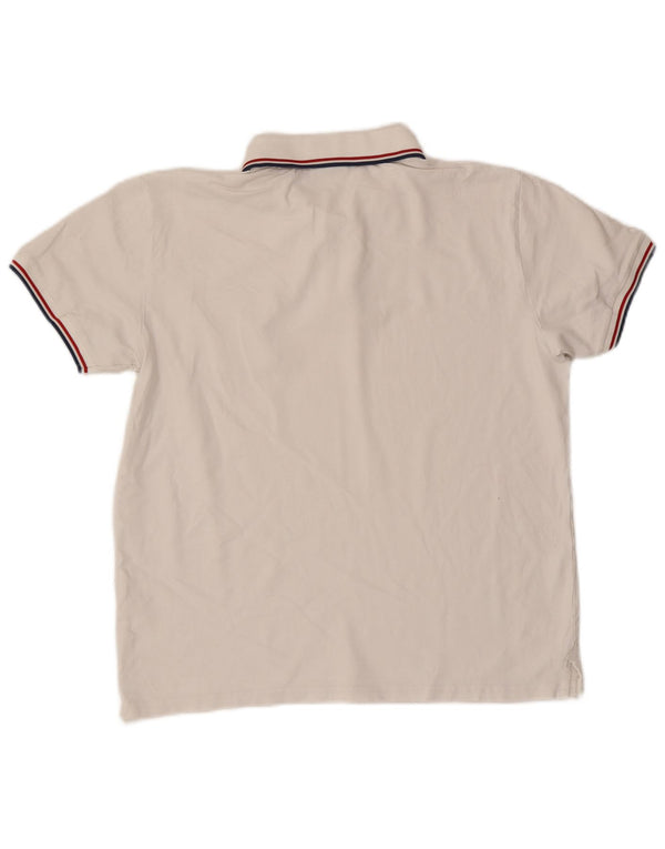 Camisa polo masculina Gant grande branca