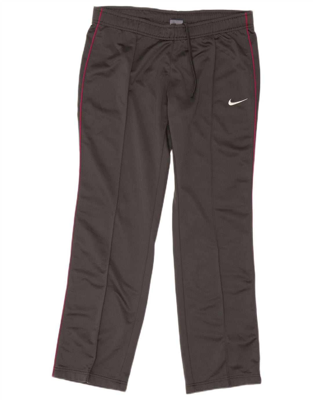 Calça de treino feminina Nike UK 16 grande cinza poliéster