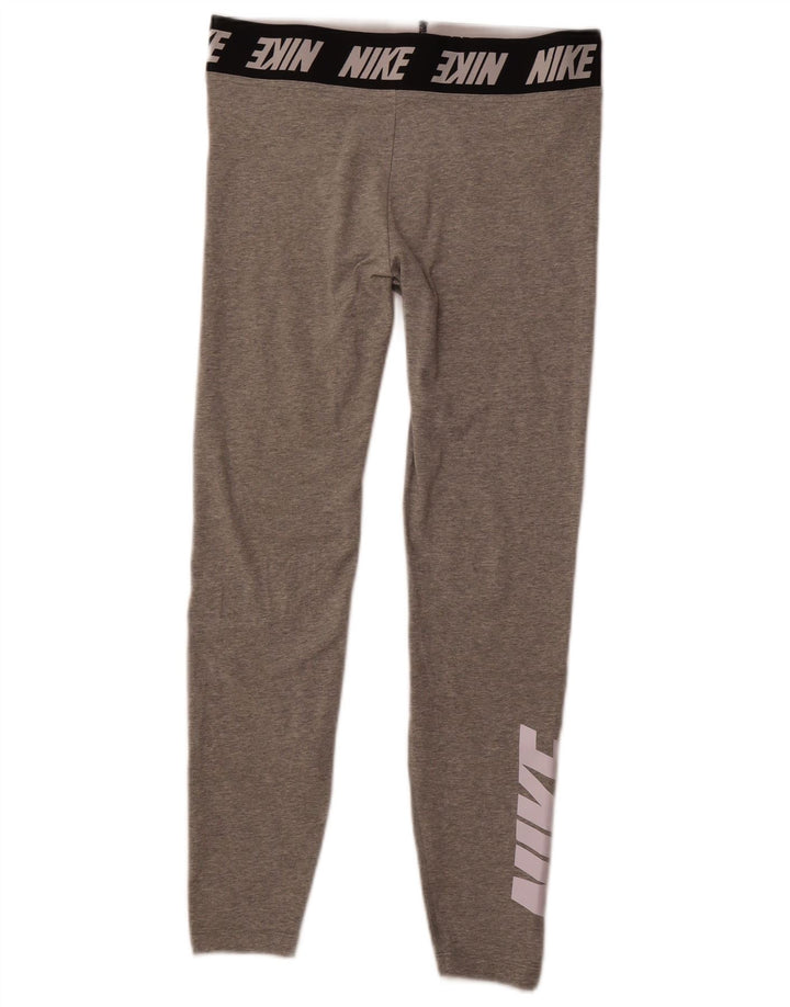 Leggings femininas Nike Graphic UK 16 grande algodão cinza