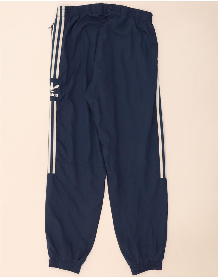 Calça de treino masculina Adidas Joggers médio azul marinho poliéster