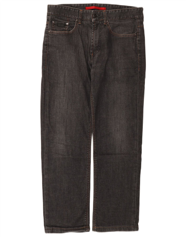 Calça jeans reta feminina CERRUTI 1881 W30 L27 cinza