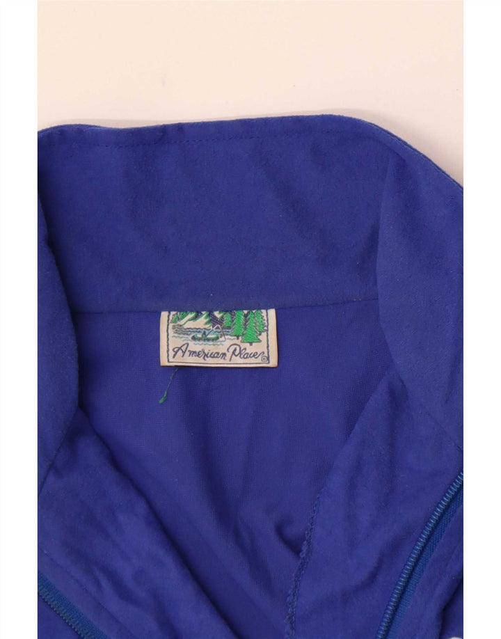 Jaqueta feminina de treino superdimensionada American Place Reino Unido 6 XS azul