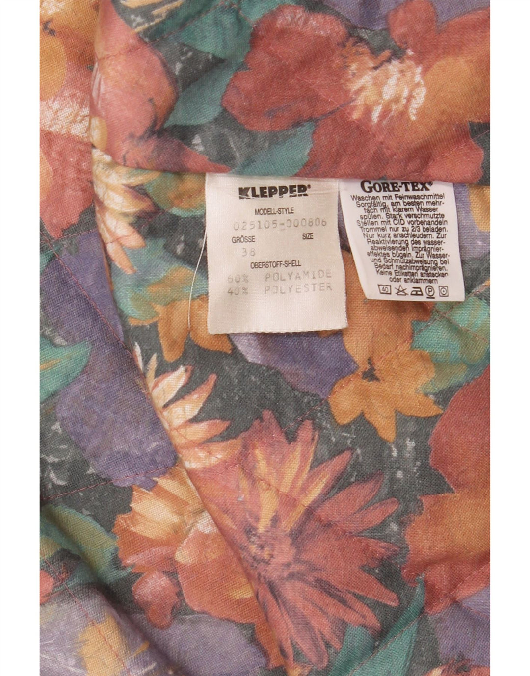 Casaco acolchoado feminino Gore-Tex KLEPPER EU 38 poliamida cinza médio
