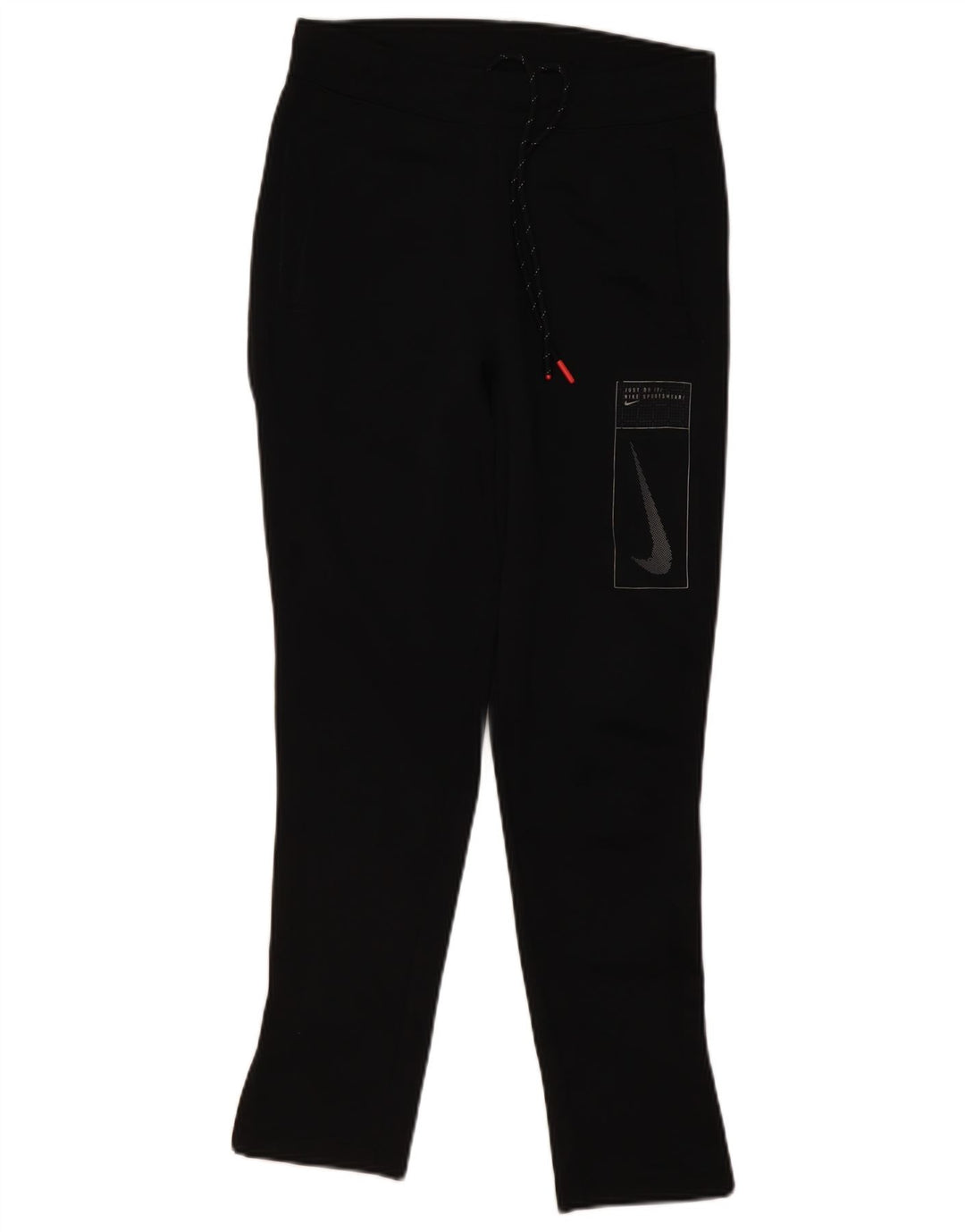 Calça de treino feminina Nike UK 6 XS poliéster preto