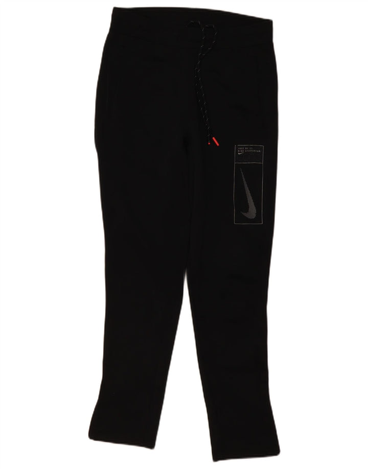 Calça de treino feminina Nike UK 6 XS poliéster preto