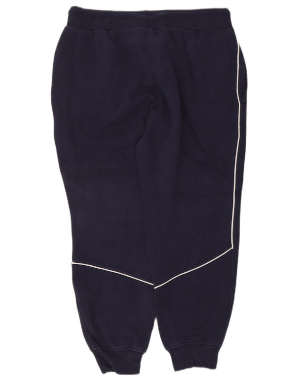 Calça de treino feminina Ellesse Joggers UK 16 grande algodão azul marinho