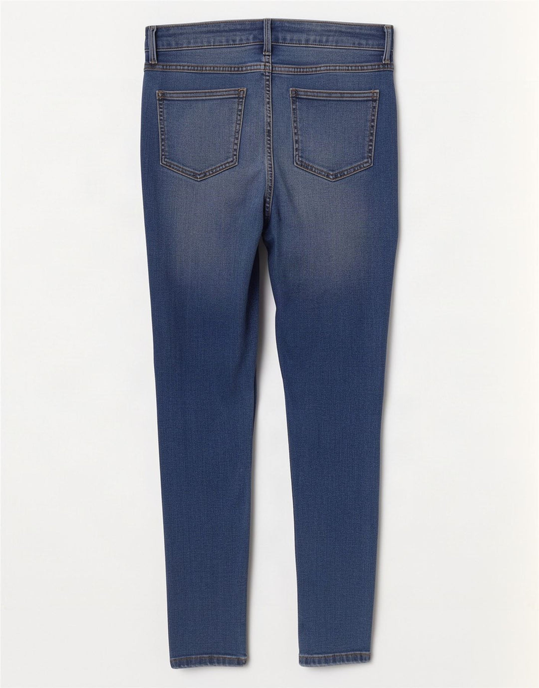 Calça jeans feminina Marks & Spencer UK 12 médio W30 L30 azul algodão