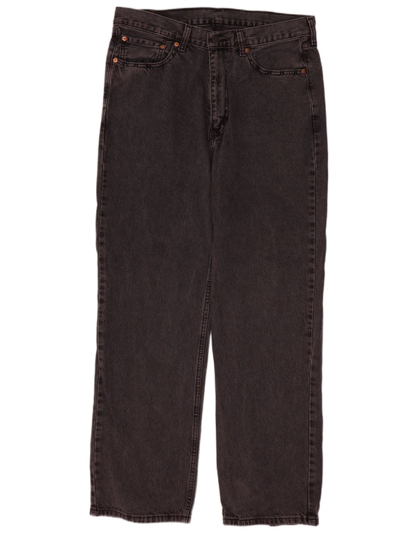 Levi's Masculino 565 Straight Jeans W33 L32 Roxo Algodão