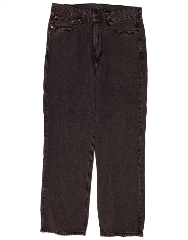 Levi's Masculino 565 Straight Jeans W33 L32 Roxo Algodão