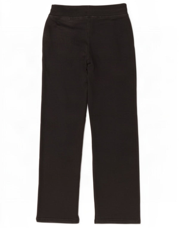 Calça feminina Hollister com estampa gráfica UK 6 XS algodão preto
