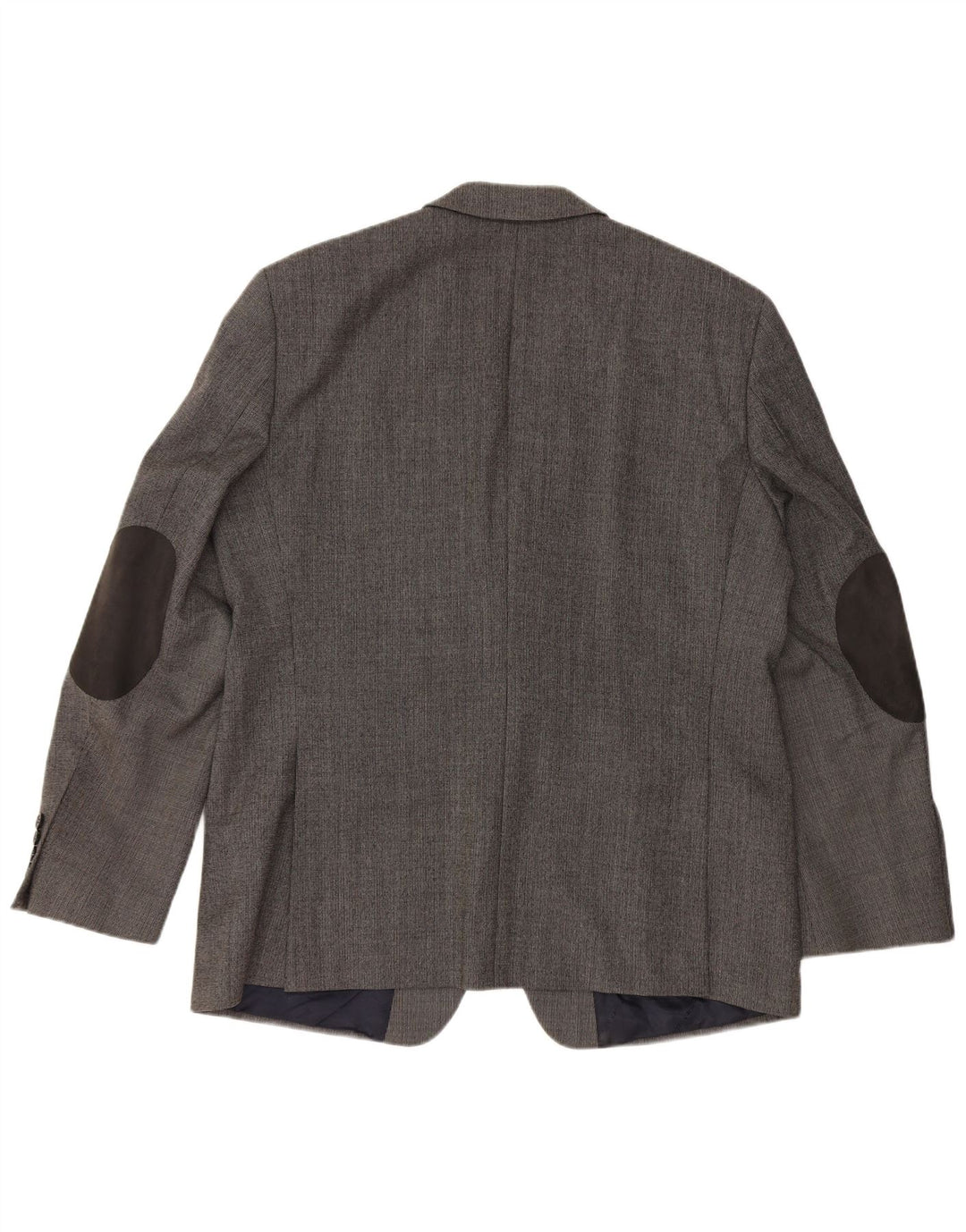 Jaqueta blazer masculina PIERRE CARDIN com 2 botões Reino Unido 40 grande lã virgem cinza