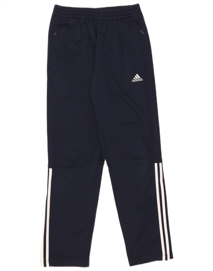 Calças de treino Adidas menino 15-16 anos azul marinho poliéster