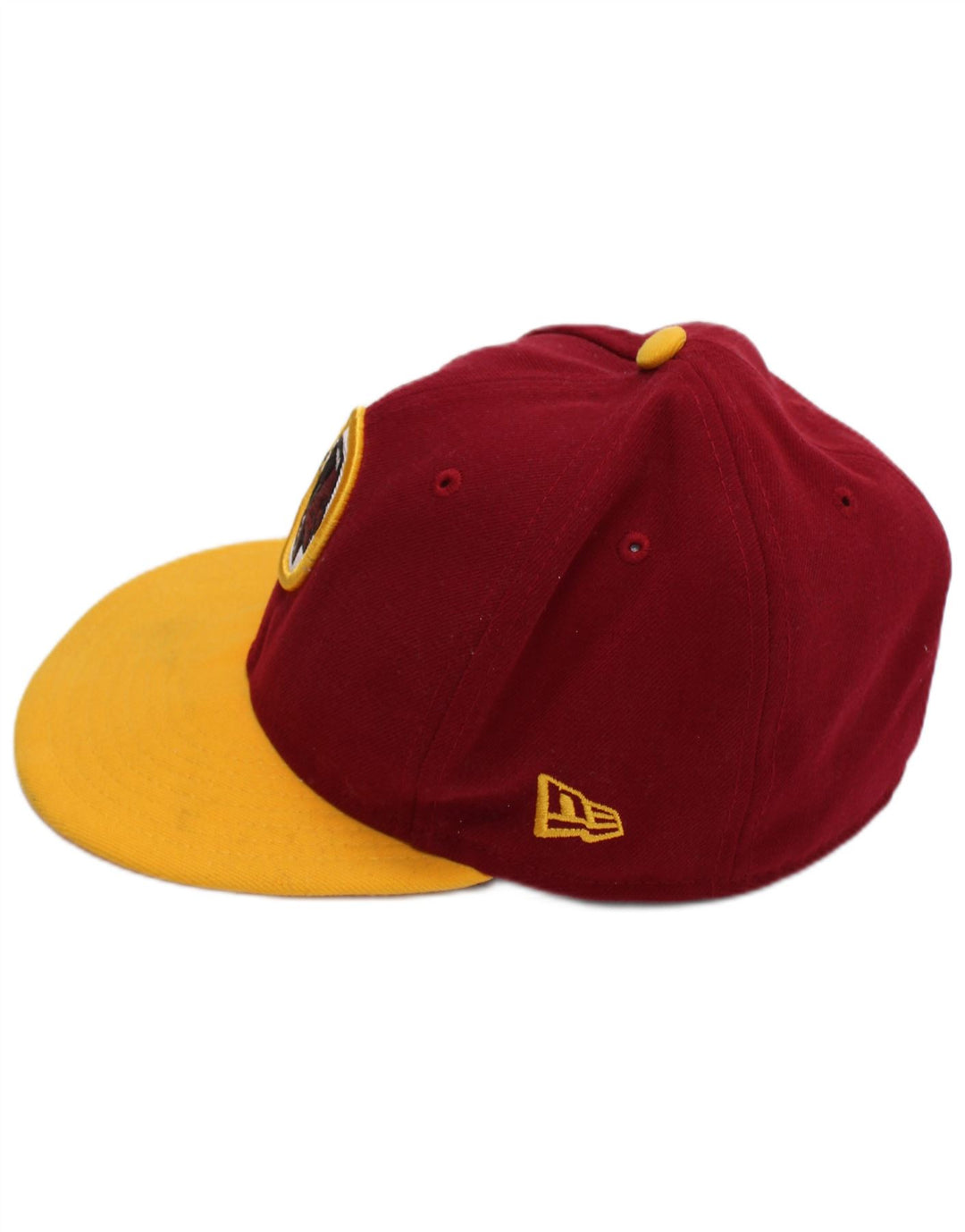 Boné de beisebol gráfico masculino New Era médio cor de vinho em poliéster