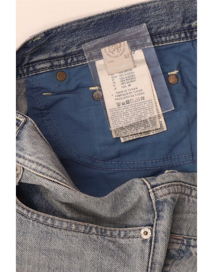 Jeans recortados masculino Diesel W32 L24 algodão azul
