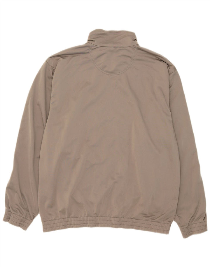 Jaqueta masculina de treino Lotto UK 40/42 poliéster cinza grande