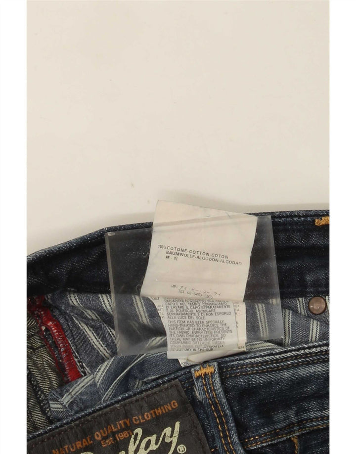 Replay Mens Lenaldo Straight Jeans W33 L32 Azul
