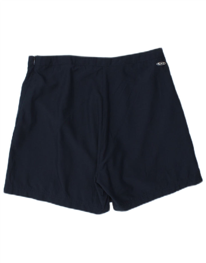 Reebok Womens Skort UK 10 Pequeno Azul Marinho Poliéster