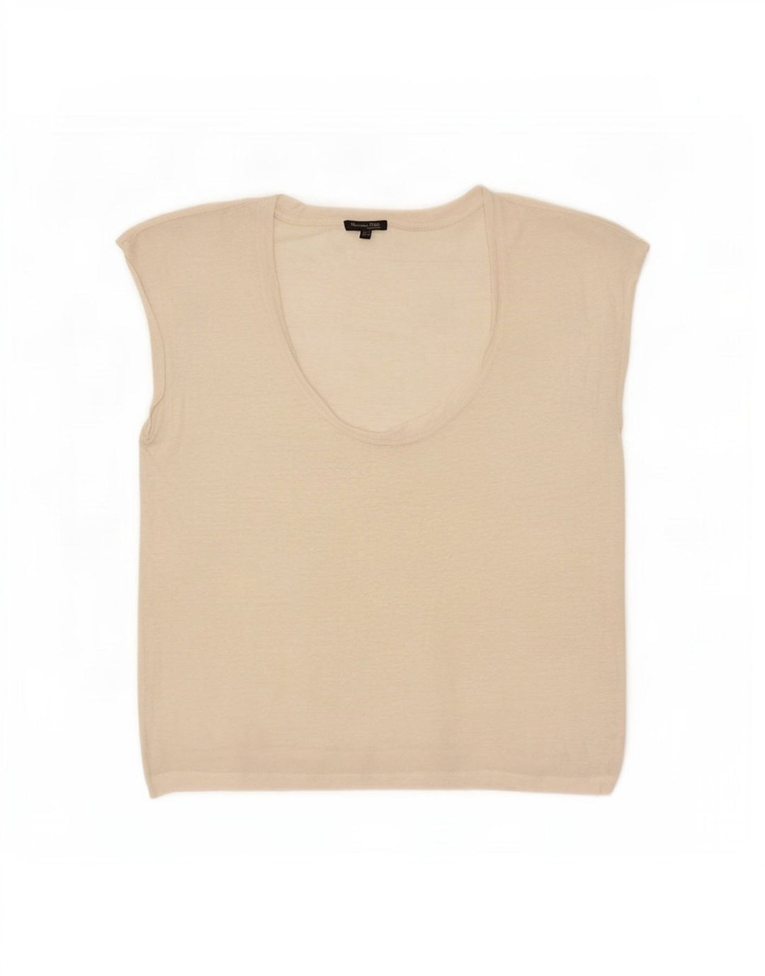 Colete feminino Massimo Dutti UK 14 médio off white