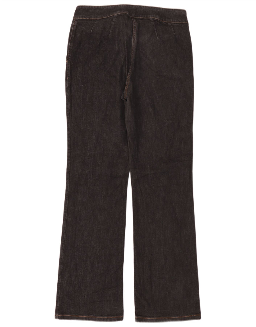 Jeans femininos Trussardi Bootcut W30 L32 algodão preto