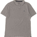 Camisa polo masculina LEE Regular Fit grande algodão cinza