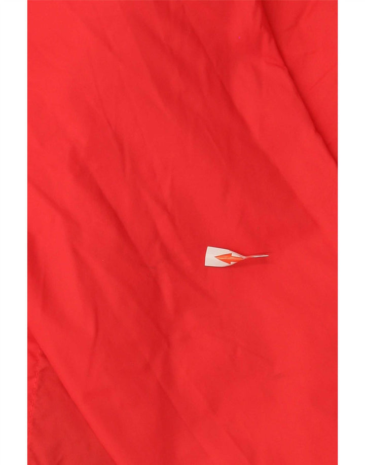 Jaqueta de chuva feminina Columbia UK 14 nylon vermelho médio