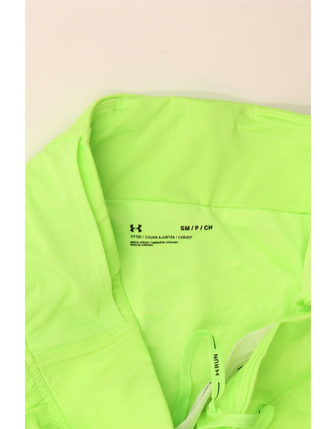 Shorts esportivos femininos Under Armour UK 8 pequenos verdes
