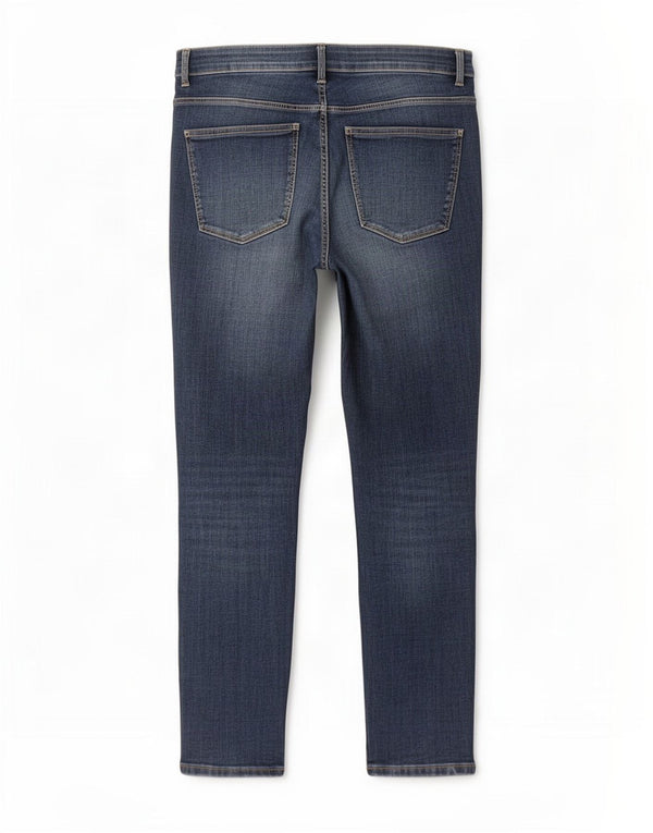 Zara Jeans Slim Feminino EU 42 Grande W32 L27 Azul