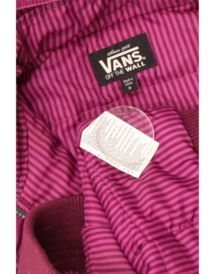 Jaqueta bomber com capuz feminina Vans UK 14 Medium Purple Check Nylon