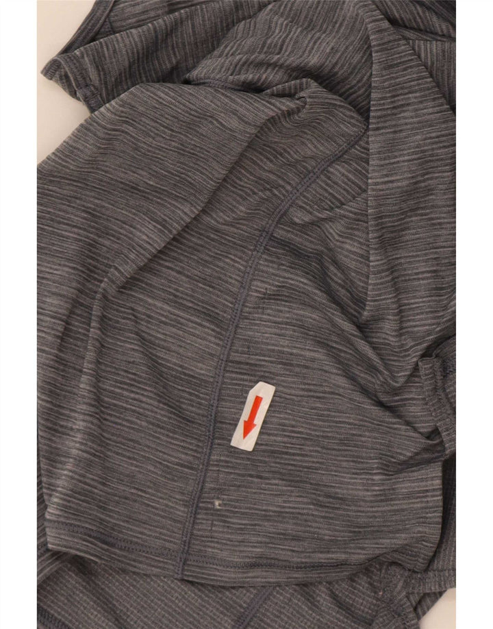 Top colete feminino Patagonia UK 18 XL poliéster manchado cinza