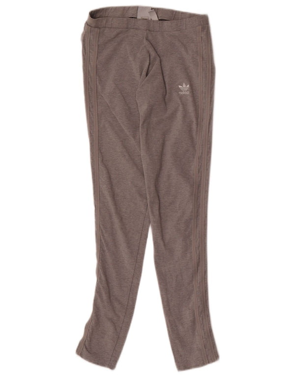 Leggings Adidas Femininas UK 8 Pequenas Cinza