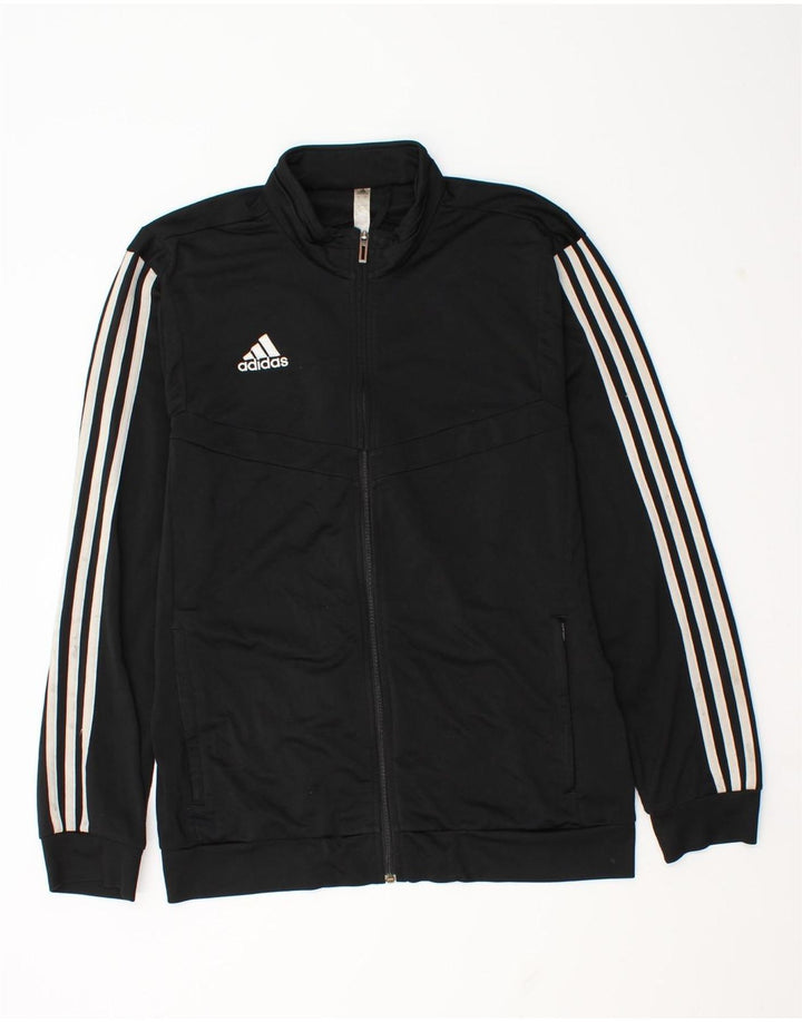 Adidas Mens Full Tracksuit Grande Poliéster Preto