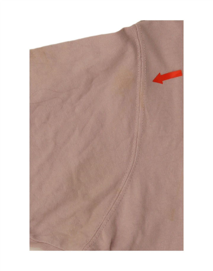 Camiseta gráfica masculina Dickies top pequeno algodão rosa