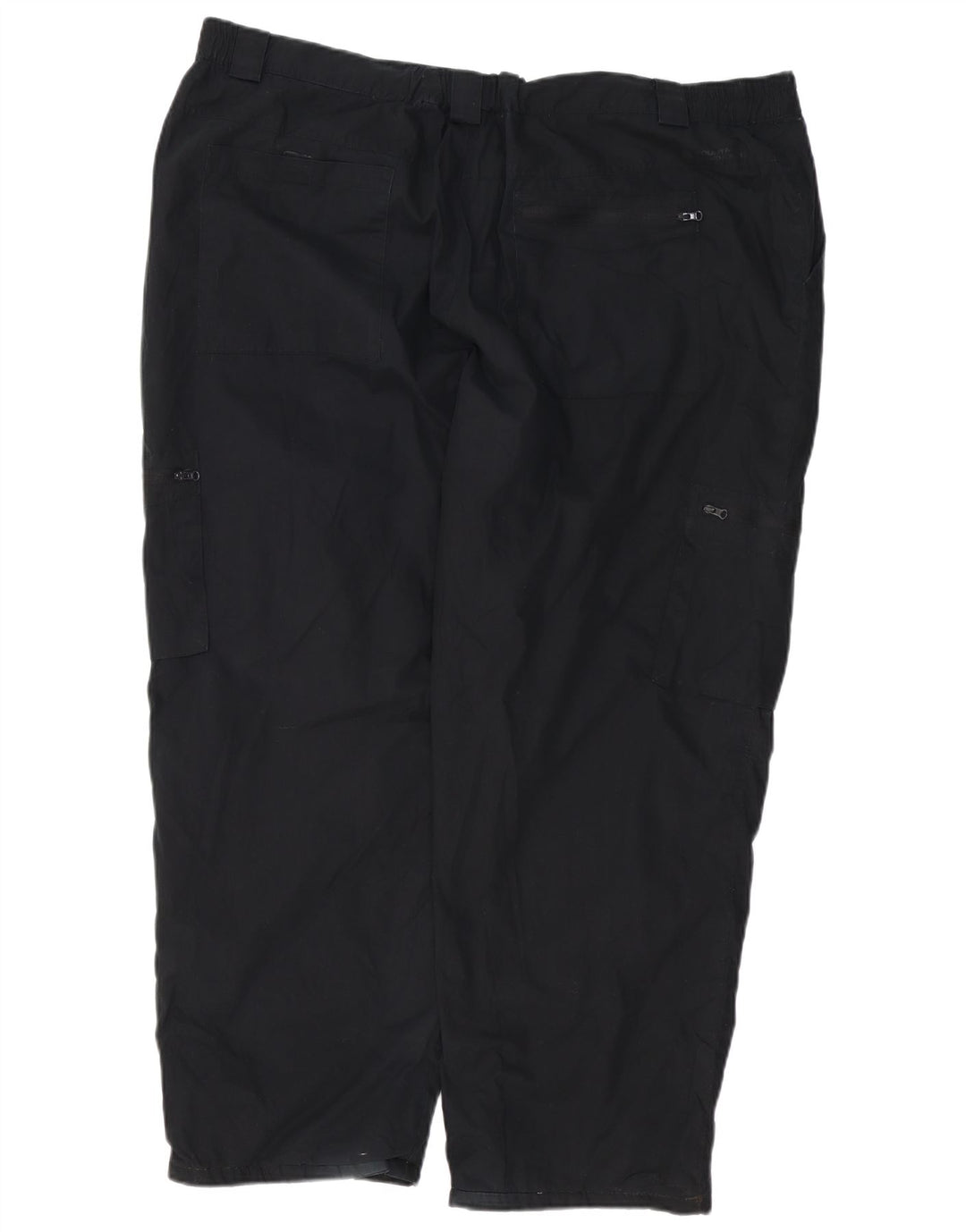 MOUNTAIN WAREHOUSE Calça cargo masculina reta W44 L27 poliéster preto