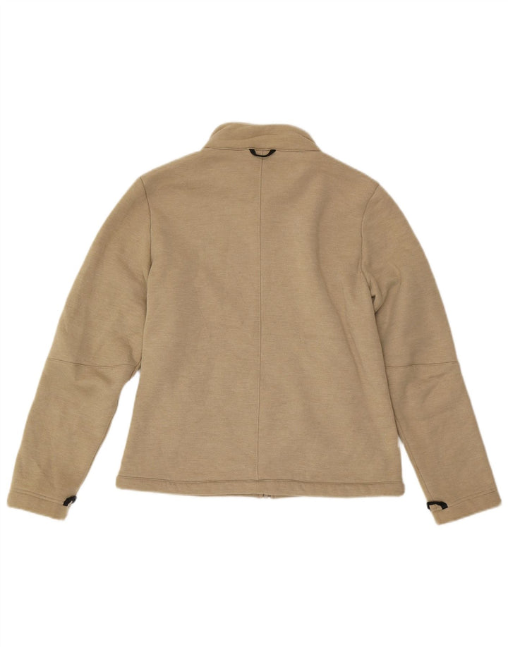 Jack Wolfskin Womens Liner Tracksuit Top Jacket Reino Unido 12/14 Médio Bege