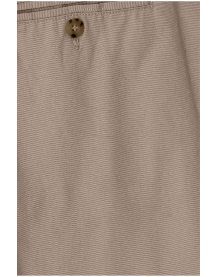 DOCKERS Masculino Pegged Chino Shorts W36 Grande Algodão Bege