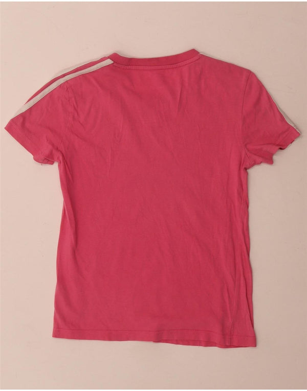 Camiseta Adidas Feminina Top UK 4/6 XS Rosa Algodão