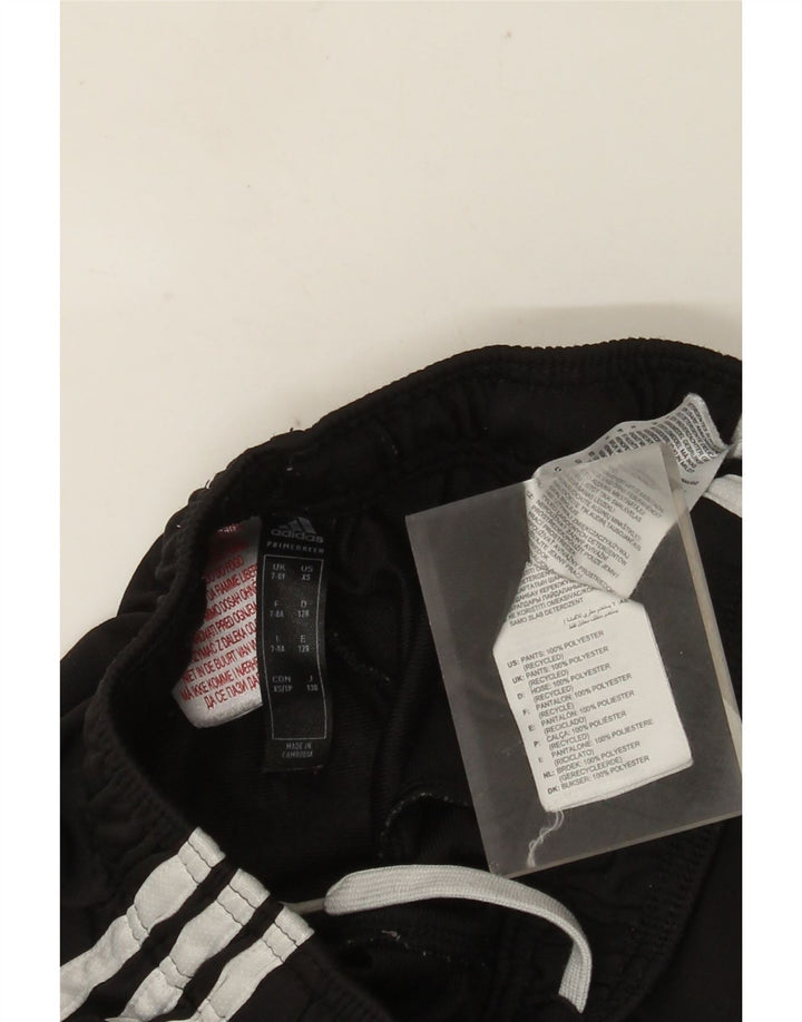 ADIDAS Meninos Calças de Treino Joggers 7-8 Anos Preto Poliéster