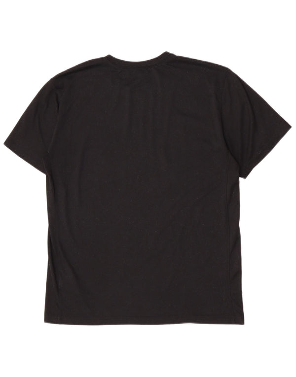 Camiseta Nike Masculina Dri Fit Graphic Top UK 12 Médio Preto Poliéster Esportes