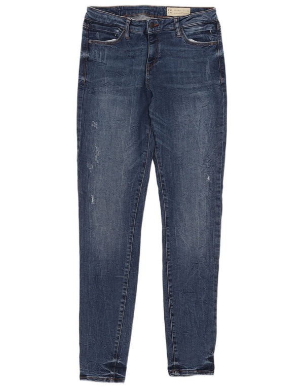 Calça jeans skinny feminina Esprit W30 L30 azul algodão