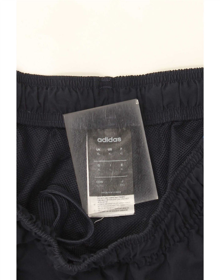 Shorts esportivos masculinos Adidas XL azul marinho poliéster