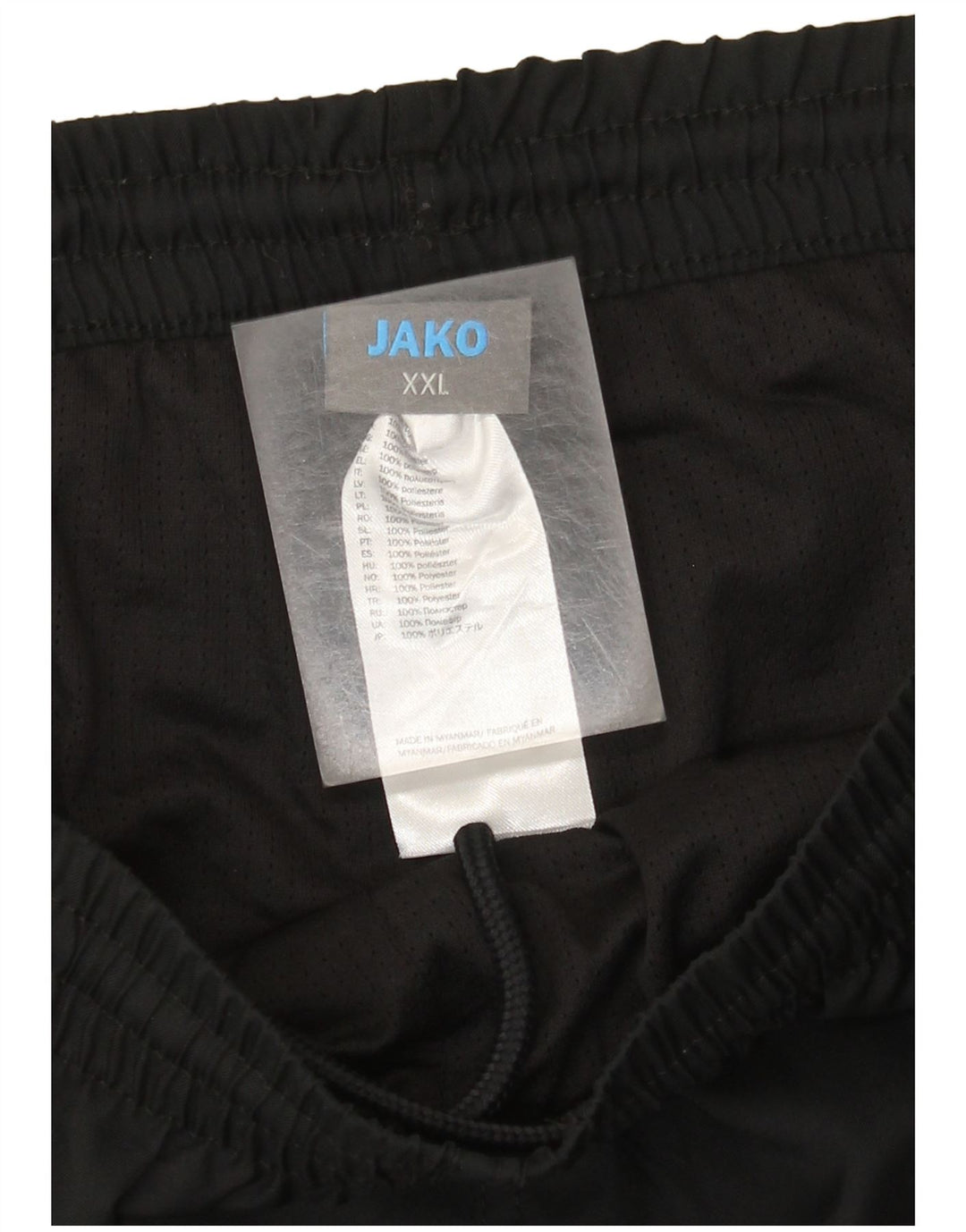 Calça de treino masculina Jako 2XL W42 L32 poliéster preto