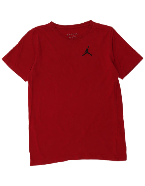Camiseta JORDAN Meninos 13-14 Anos XL Vermelho Algodão