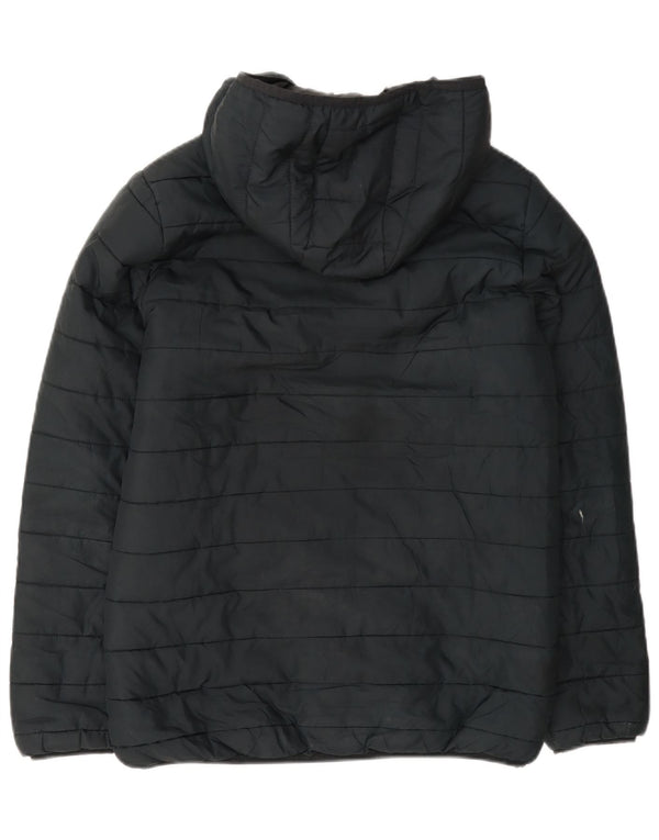 Casaco acolchoado com capuz para meninos Jack & Jones 13-14 anos azul marinho poliéster
