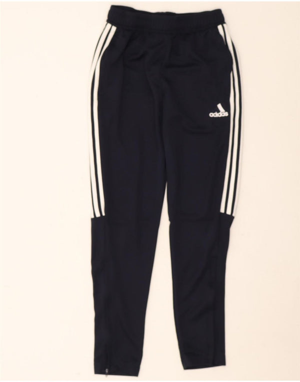 Calça de treino masculina Adidas Aeroready poliéster azul marinho médio